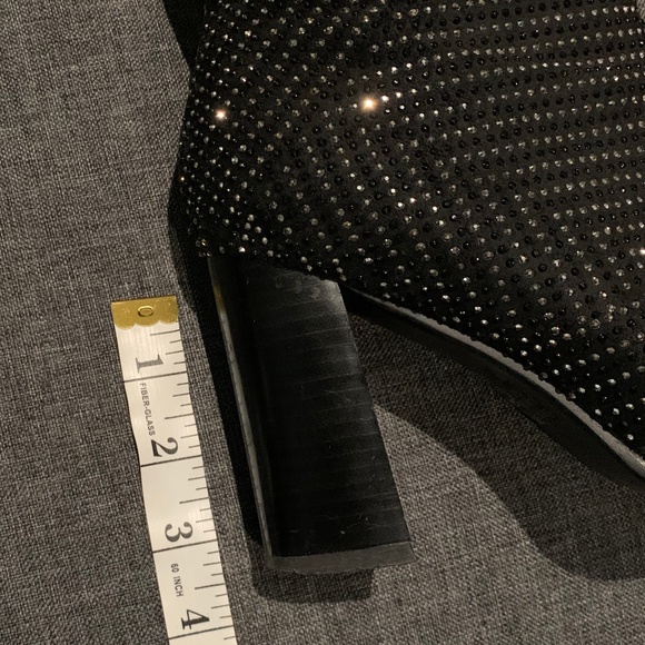 Rhinestone Studded Ankle Boots - Picture 13 of 13